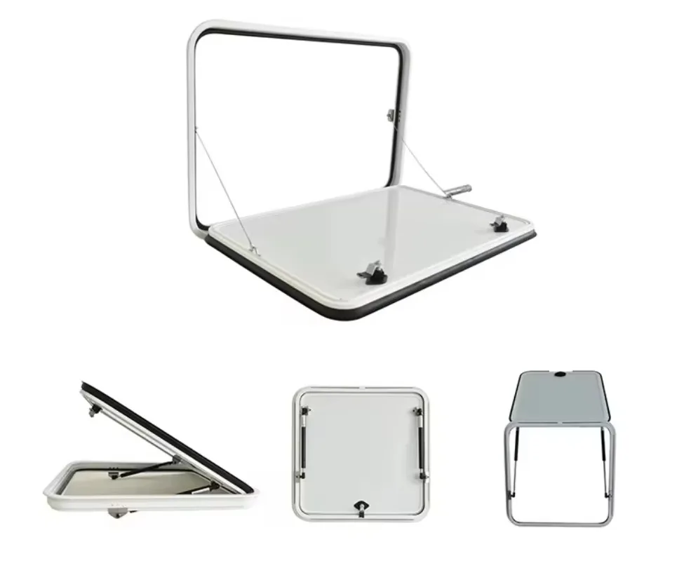Customizable 1400*600 mm Alloy RV Luggage Door, New Condition Camper Vehicle Inspection Hatch, Manufactured in China
