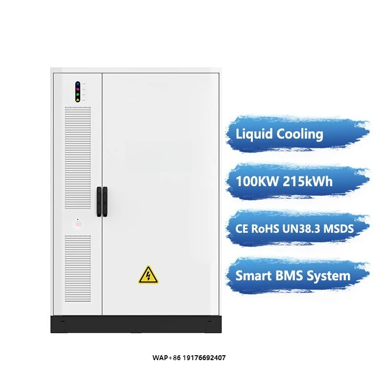SMS OEM 215KWh LiFePO4 Lithium Battery Power Storage System with Liquid Cooling for Factory Use Solar Energy Container off Grid