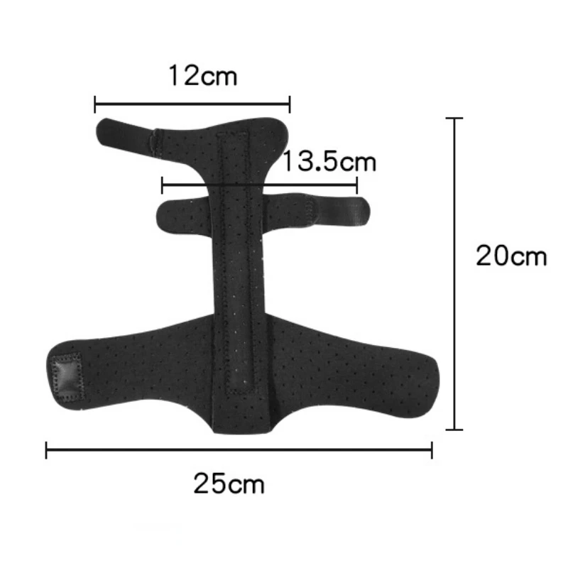 Attelle de doigt réglable pour soins du pouce, attelle de doigt, stabilisateur de soutien, alliage d'aluminium intégré, fixe l'arthrite, instituts de soins de santé, 1 pièce