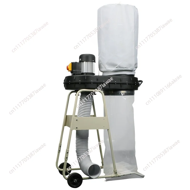 Portable Woodworking Dust Collector High Power Upright Vacuum Cleaner Small Workshop Dust Extractor Blower