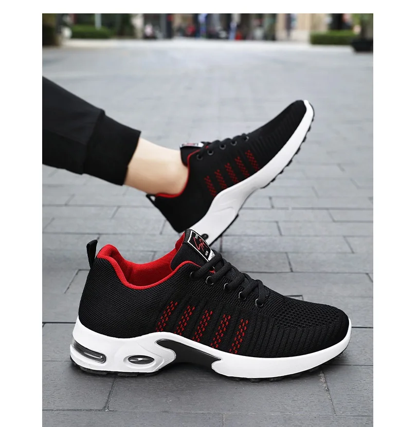 New Classic Striped Sneakers Men's Casual Wedge Sports Shoes Male Comfortable Autumn Trainers Boys Student Hiking Travel Sneaker