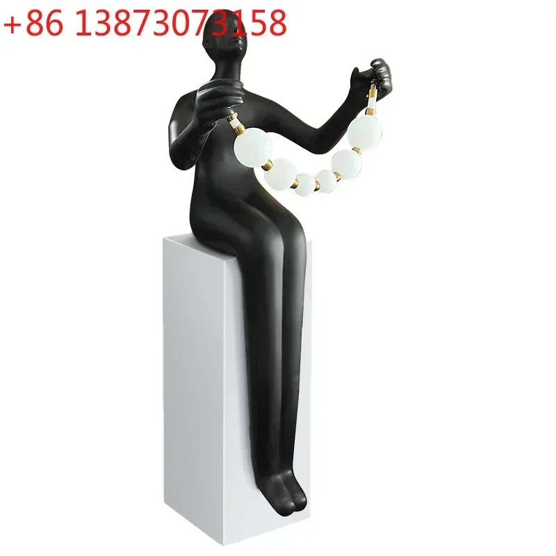 

Декоративная скульптура-фигурка для пола, украшение для дома, прихожей, окна, с подсветкой