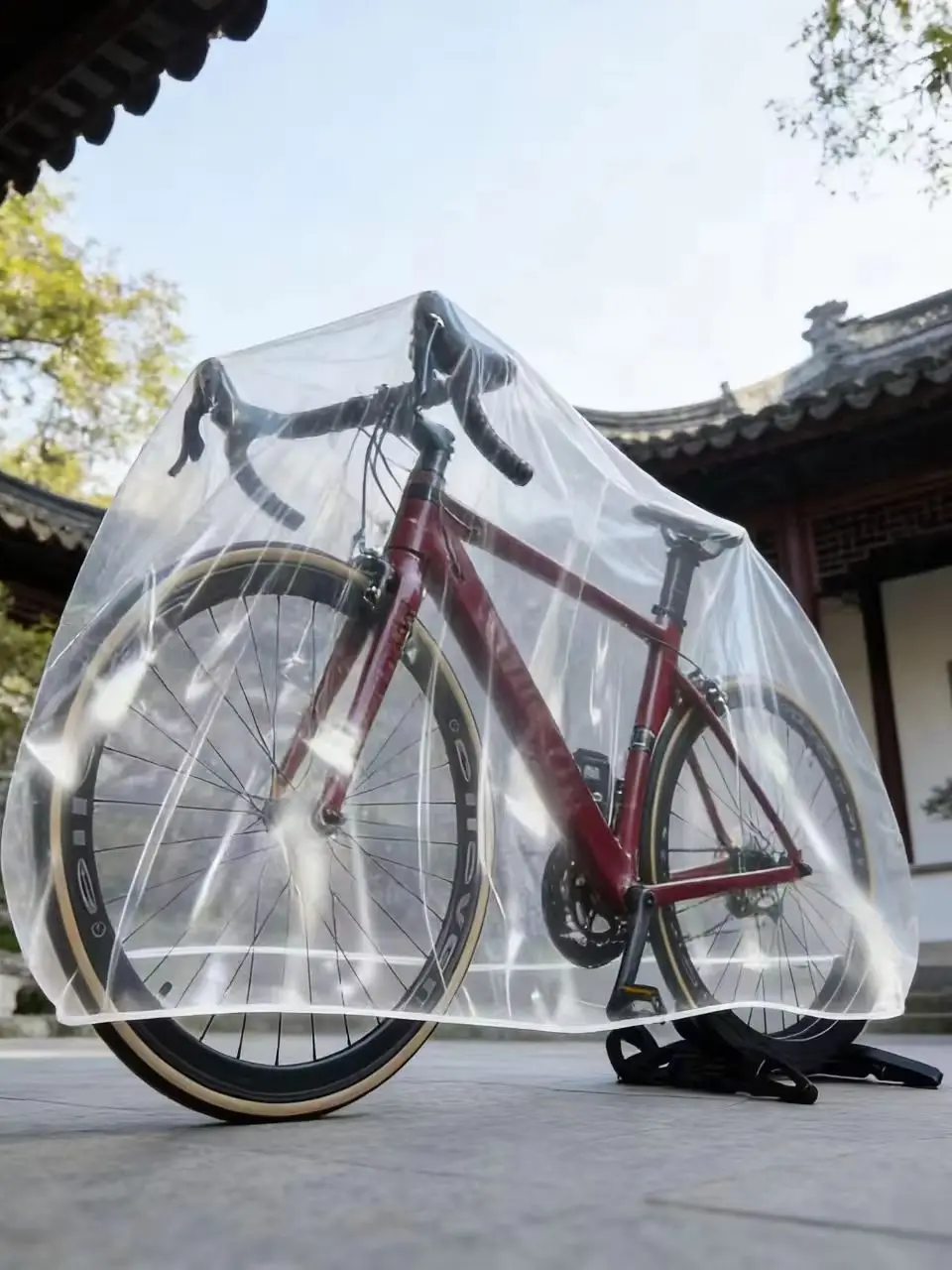 AliExpress NONE 1/3/5/10/20pcs Bicycle dustproof, waterproof, sunscreen, and rainproof cover, electric bike cover, bicycle protective cover