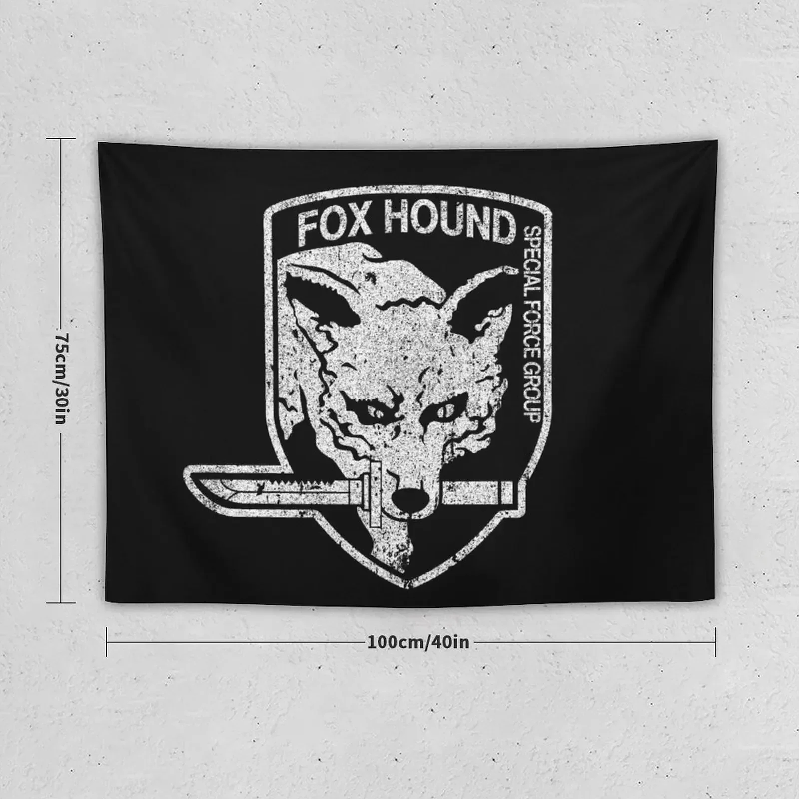 Foxhound (Variant) Tapestry Room Decorations Hanging Wall Tapestry