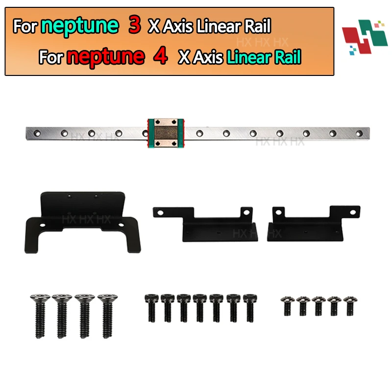 Upgrade Conversion Kit MGN12 Linear Guide Rail For Neptune 3/4 3D Printer Parts For Elegoo Neptune 4/3 X Axis Linear Rail