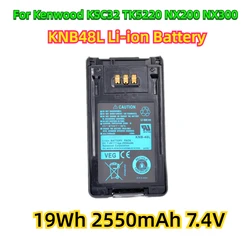 For Kenwood KSC32 TK5220 NX200 NX300 Radio Power Supply Accessory KNB48L Li-ion Battery Pack 19Wh 2550mAh 7.4V