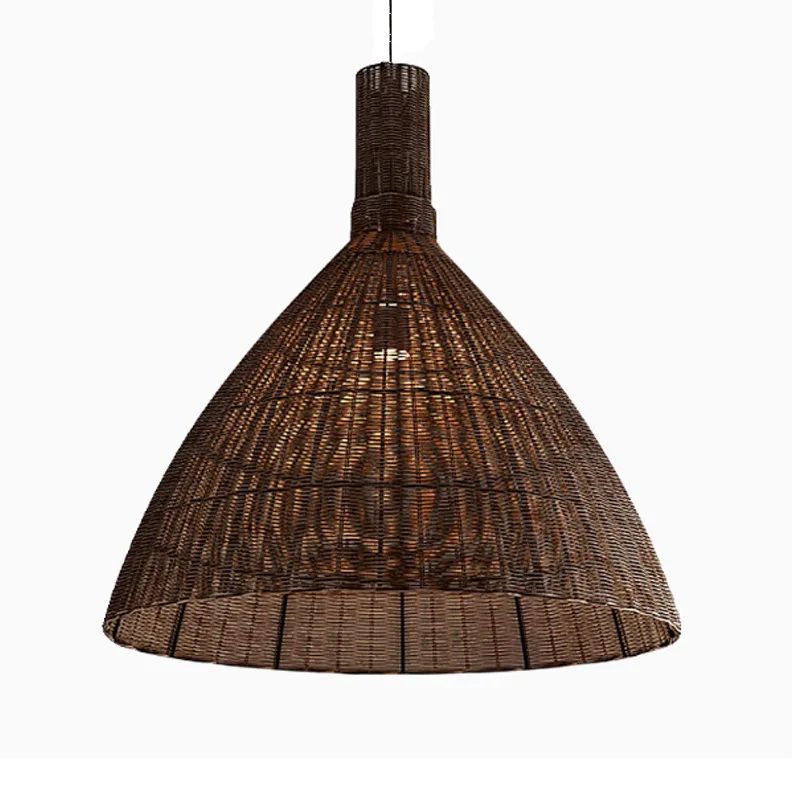 

Japanese rattan chandelier, zen bed and breakfast restaurant chandelier, living room, bedroom, pastoral, hand-woven,