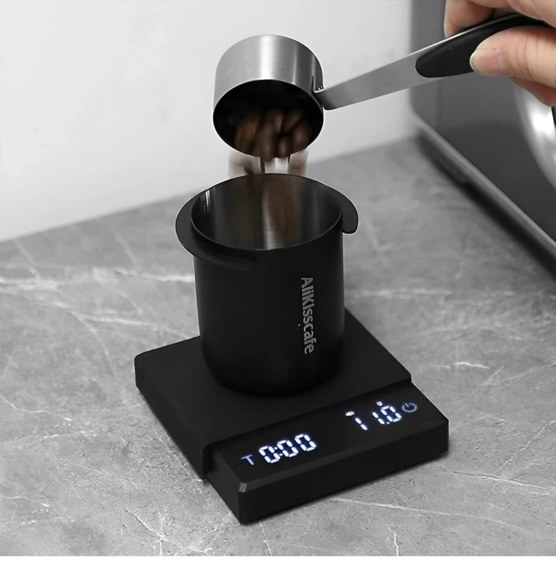 Coffee Scale with Timer Rechargeable Digital Scale 0.1g High Precision 3 Modes Drip Espresso Scale Barista Gift