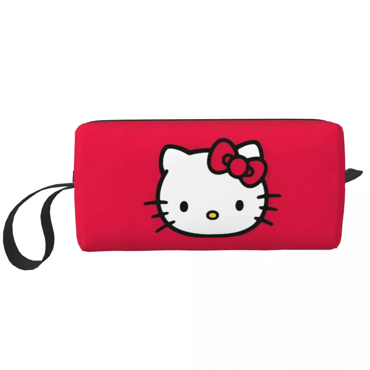 Hello Kitty Face Cute Makeup Bag Large Cosmetic Bag for Men Women Toiletry Bag Storage Pouch Bag