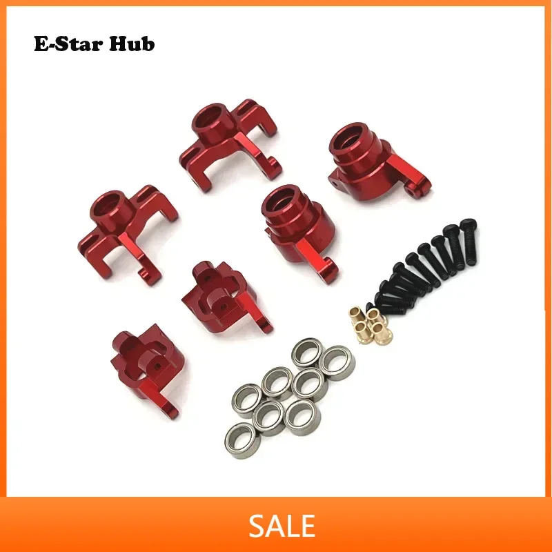 

Rear Wheel Cup C-seat Steering Cup for WLtoys 144016 144018 OP Accessories Metal Upgrade Parts Kit Rc Model Crawler Car Truck