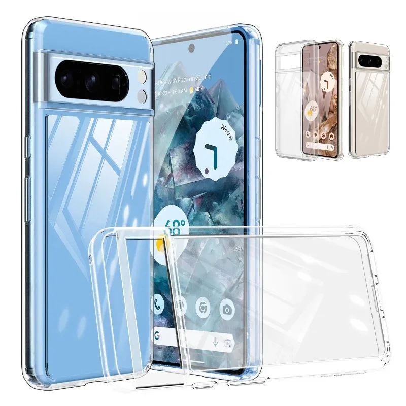 For Google Pixel 6 7 Pixel 6Pro 7Pro Transparent Case Anti-Yellowing Protective Cover Fundas Shell For Google Pixel 6A