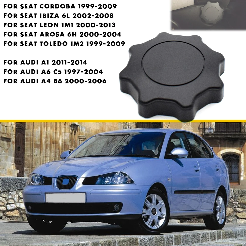 For Audi A1 A6 C5 A4 B6 SEAT Cordoba Ibiza 6L Leon Arosa Toledo Seat Adjustment Knob 1J0881671F Car Adjuster Recliner Accessory