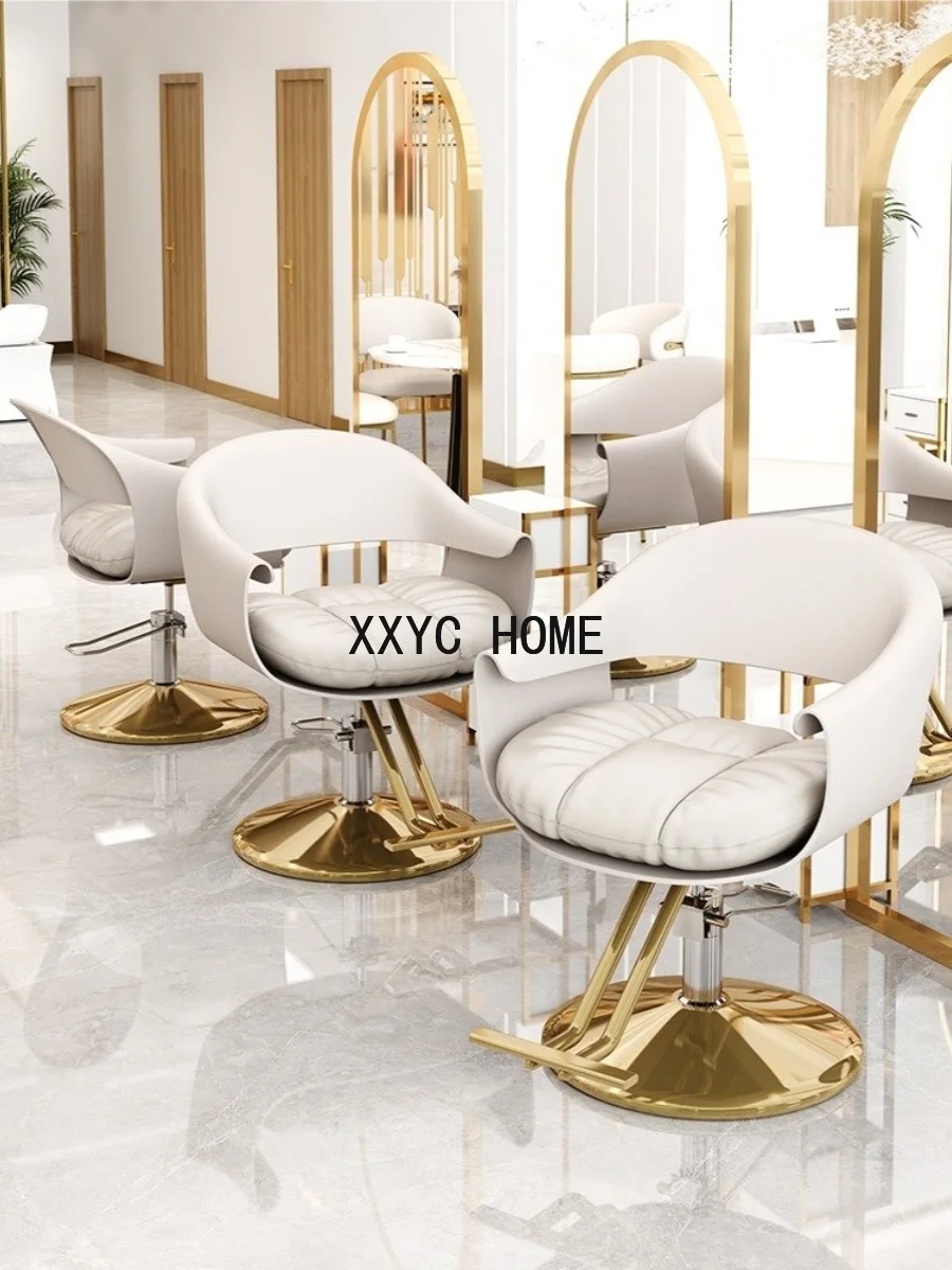 

Barbershop Luxury Simple Barber Chair Professional Swivel Lift Barber Chair Perm Cadeira De Barbeiro Beauty Furniture KMBC