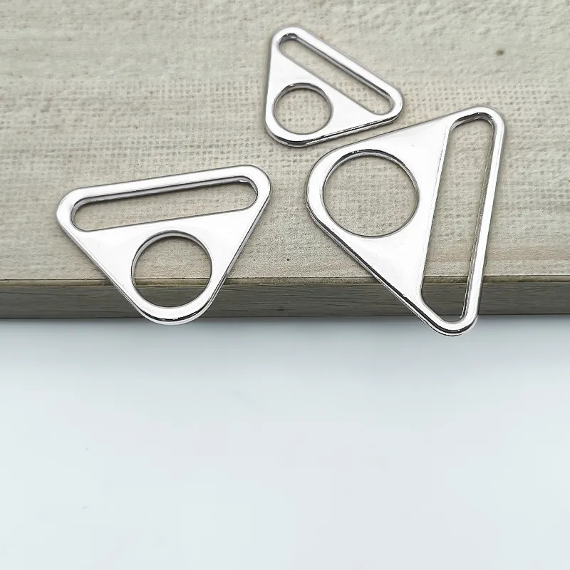 46 pcs 32mm Tri-Glide Sliders, Durable Rust Resistant, suitable for Luggage Strap Repair, Adjustable Slide Design