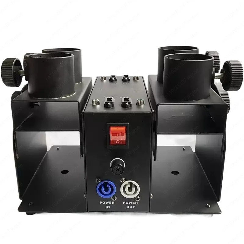 4-Head Electronic Confetti Cannon - Wireless Remote Control for Wedding Stage Party Use