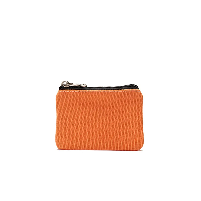 스타일리시 동전 지갑 케이스 12가지 색상 귀여운 컴팩트 동전 지갑 소형 지퍼 동전 가방 패브릭 동전 보관 파우치 카드용