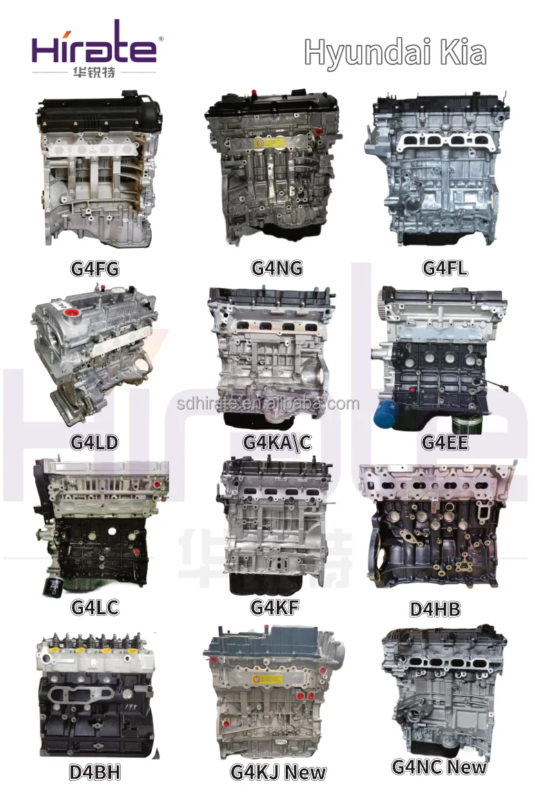 Hirate Auto Parts 2.0L G4NC Bare Engine Long Block For Hyundai Elantra Tucson For Kia Carens Sportage