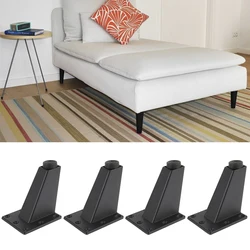 4 Set Aluminum Alloy Sofa Legs 8cm Height Replacement Furniture Legs Solid 200kg Heavy Duty Table Legs Square Sloping Furniture