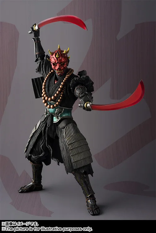 Brawl Star Wars Samurai Taisho Darth Maul Vader Boba Yumiashigaru Star Wars Samurai PVC Action Figure Doll Christmas Gift