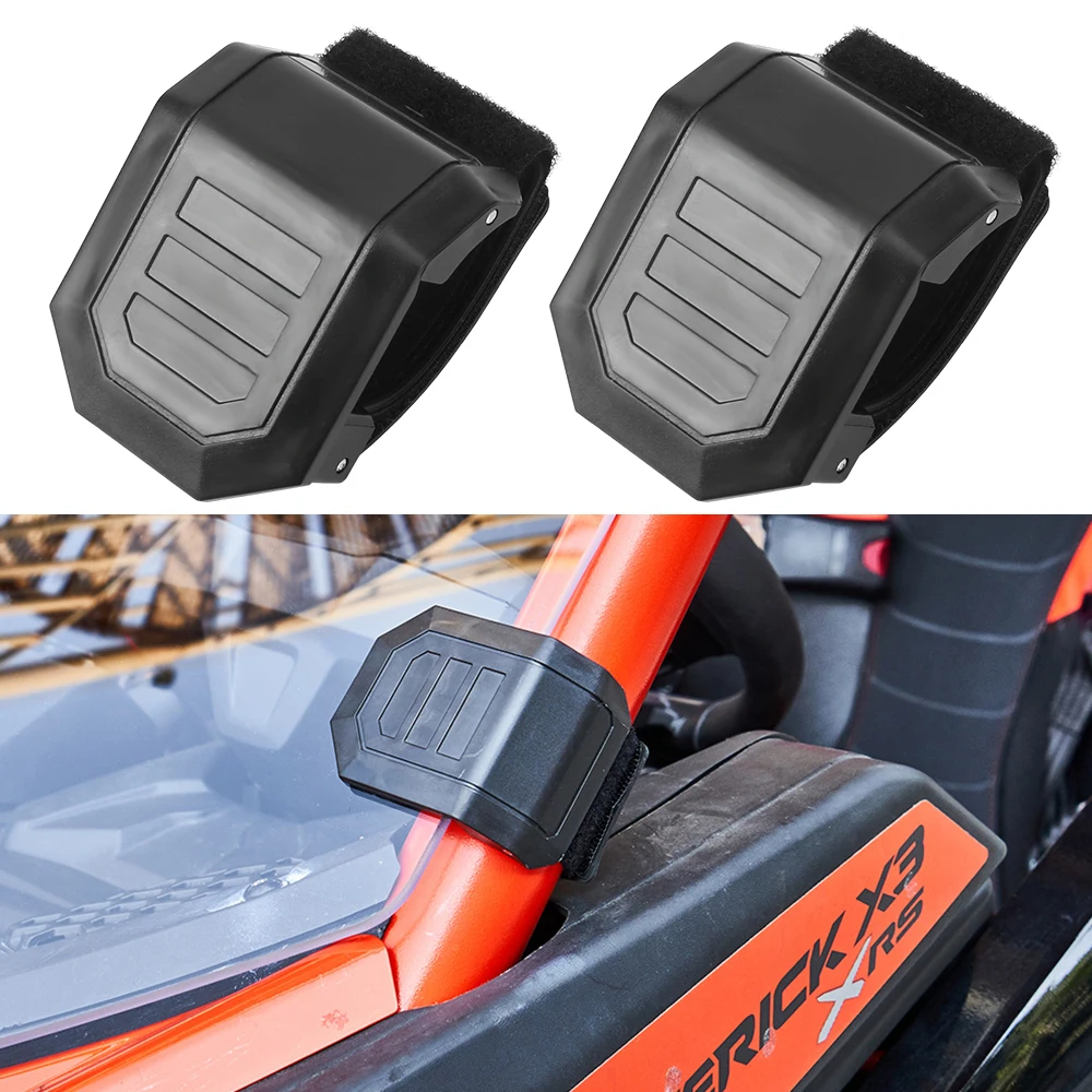 For Polaris RZR XP For Can-Am Maverick x3 1000 Commander For Honda Pioneer UTV Universal Windshield Window Clamp 2Pcs