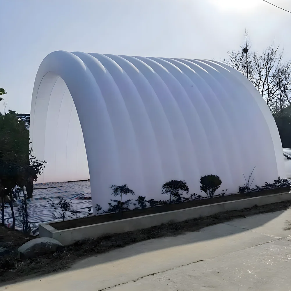 Giant Inflatable Stage Tent Advertising Stage Cover Roof Dome Event Arch Tent with blower For Outdoor Music Festival Concert