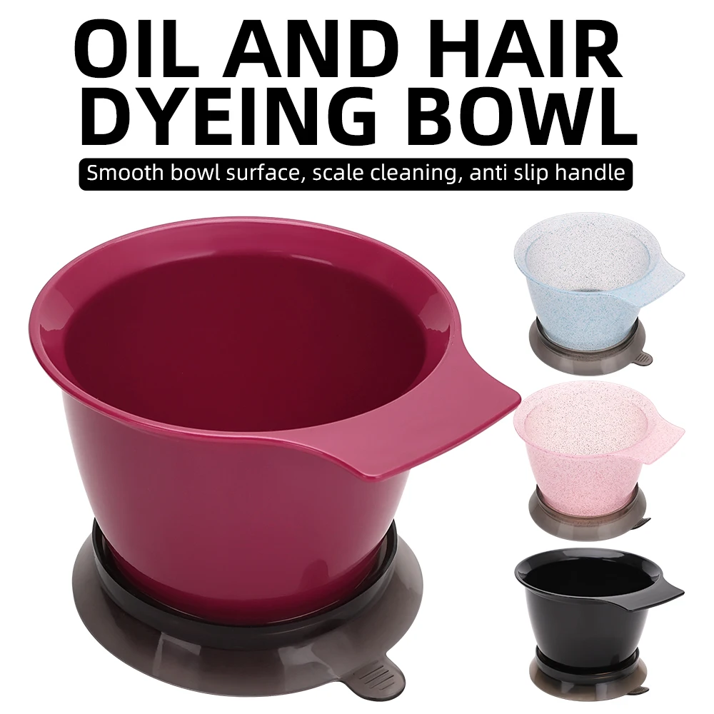 

Salon Barber Coloring Mixer Bowl 3PCS/Set Large Capacity Hairdressing Bowl Professional Salon Hair Color Dye Tint Bowl