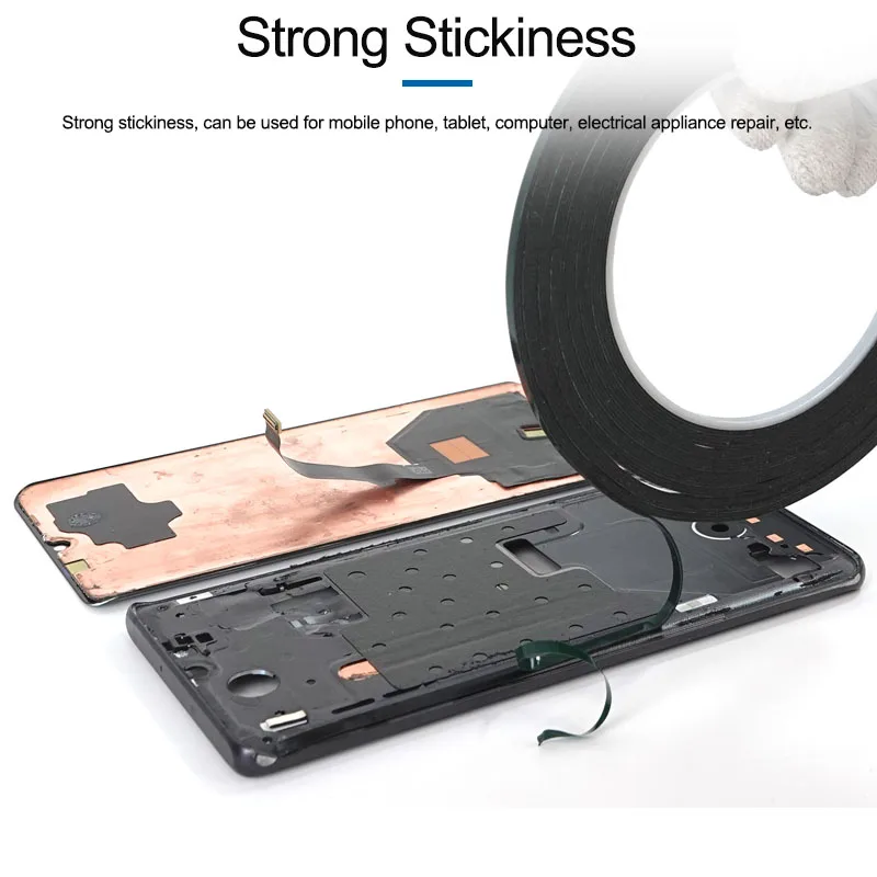 SUNSHINE Double-sided Tape Green Foam Black Tape Edge Screen Frame Glue Strong Stickiness Multifunctional For Phone Repair