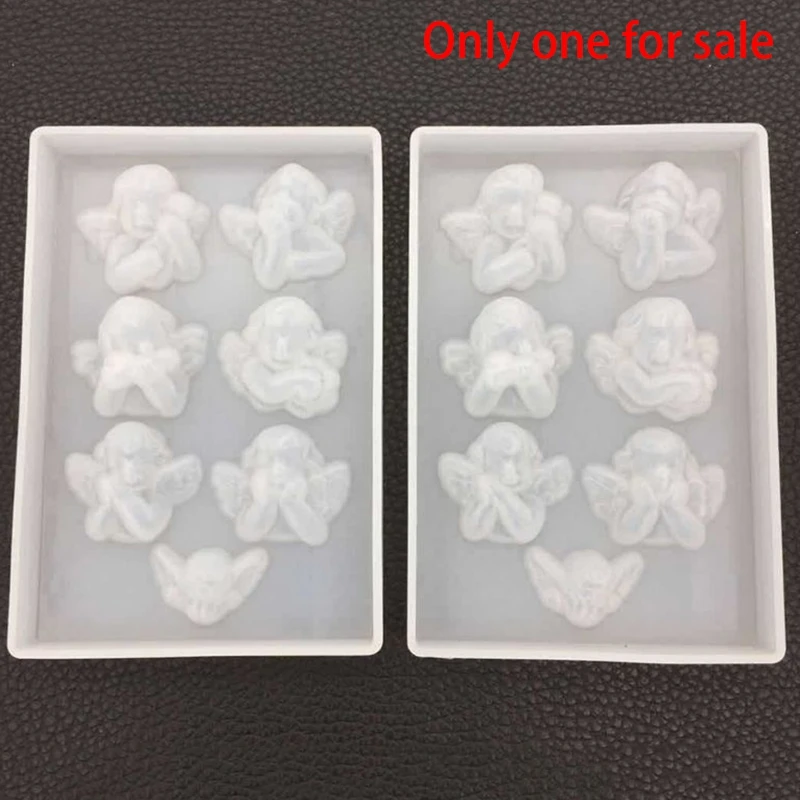 Little Angel Shape Silicone Mold For Resin DIY Clay UV Epoxy Resin Molds Pendant Jewelry Tools Mould