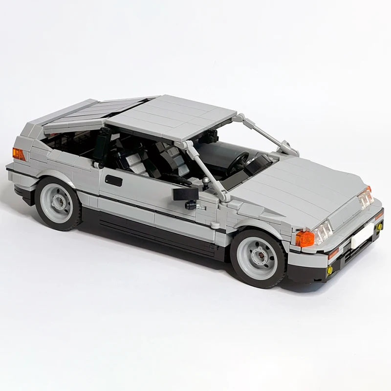 

1163PCS MOC Honda CR-X Retro Coupe Car Modular Model High-Detail Racing Vehicle Creative Building Blocks DIY Educational Toys