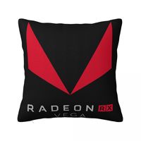 Radeon Rx Vega Amd Logo Gaming 100 Cotton Unisex Black Sxxl Music Gift New Streetwear Pillow Case