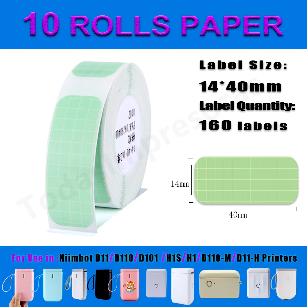 Niimbot D11/D101/D110 Portable Mini Printer For Mobile Thermal Adhesive Label Printer For Stickers Pocket Labeling Maker Machine