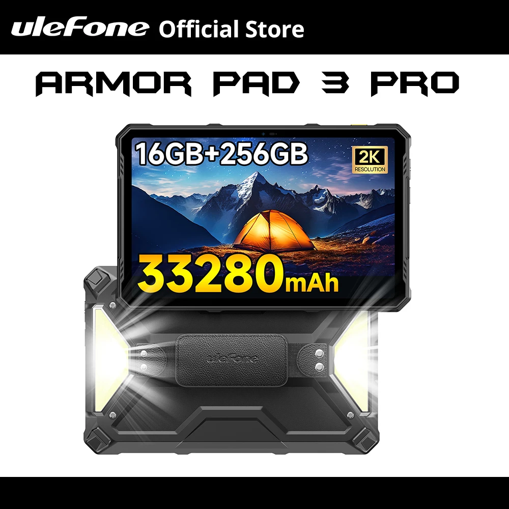 

Ulefone Armor Pad 3 Pro Защищенный планшет 33280 мАч MediaTek MT8788 16 ГБ ОЗУ (8+8) 256 ГБ ПЗУ 50 МП 10,36" 2K Android 4G Глобальная версия