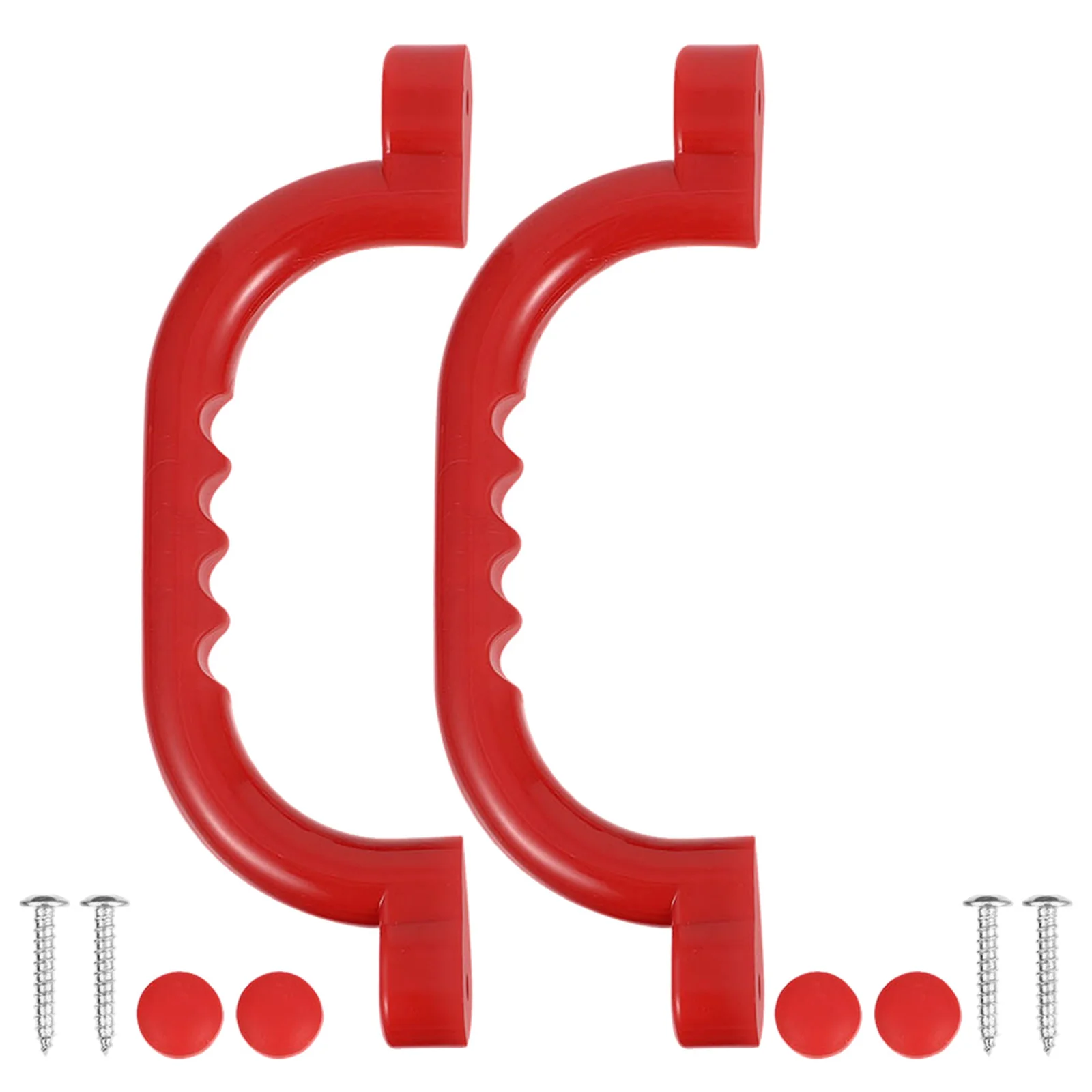 1 مجموعة عدم الانزلاق ملعب بلاستيكي مقبض الاطفال قبضة السلامة في الهواء الطلق سوينغ تسلق الإطار طقم ملحقات مقبض عدم الانزلاق