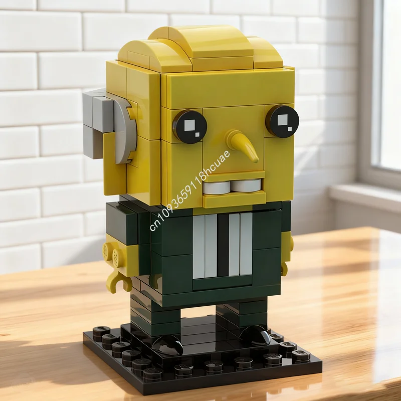 125 قطعة MOC السيد بيرنز سمبسنز Brickheadzed نموذج بناء هدية الكريسماس كتل العمارة الإبداعية التعليم الاطفال لعبة عيد ميلاد #1