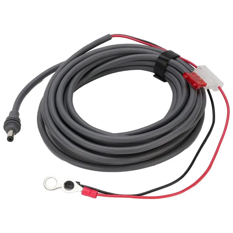 Rainproof DC Plug Extension Cord 18AWG Satellite Power Cable Wiring With Automotive Holder ATC ATO Connection