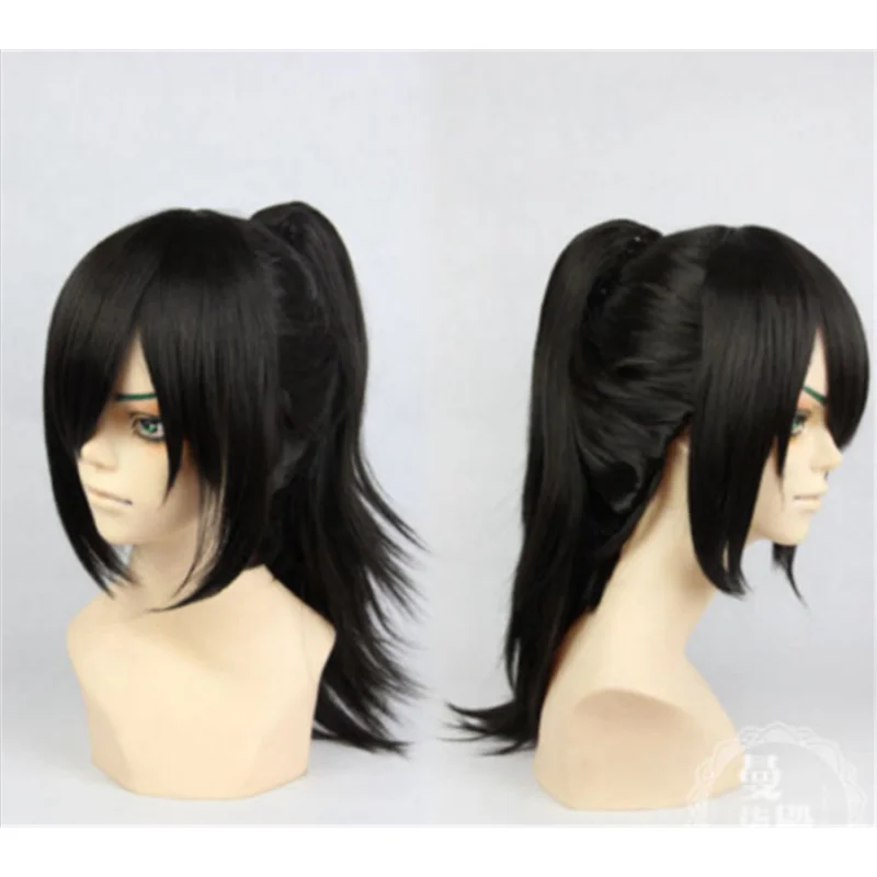 

Ladies Party Wig Straight Ponytail Black Women Wigs
