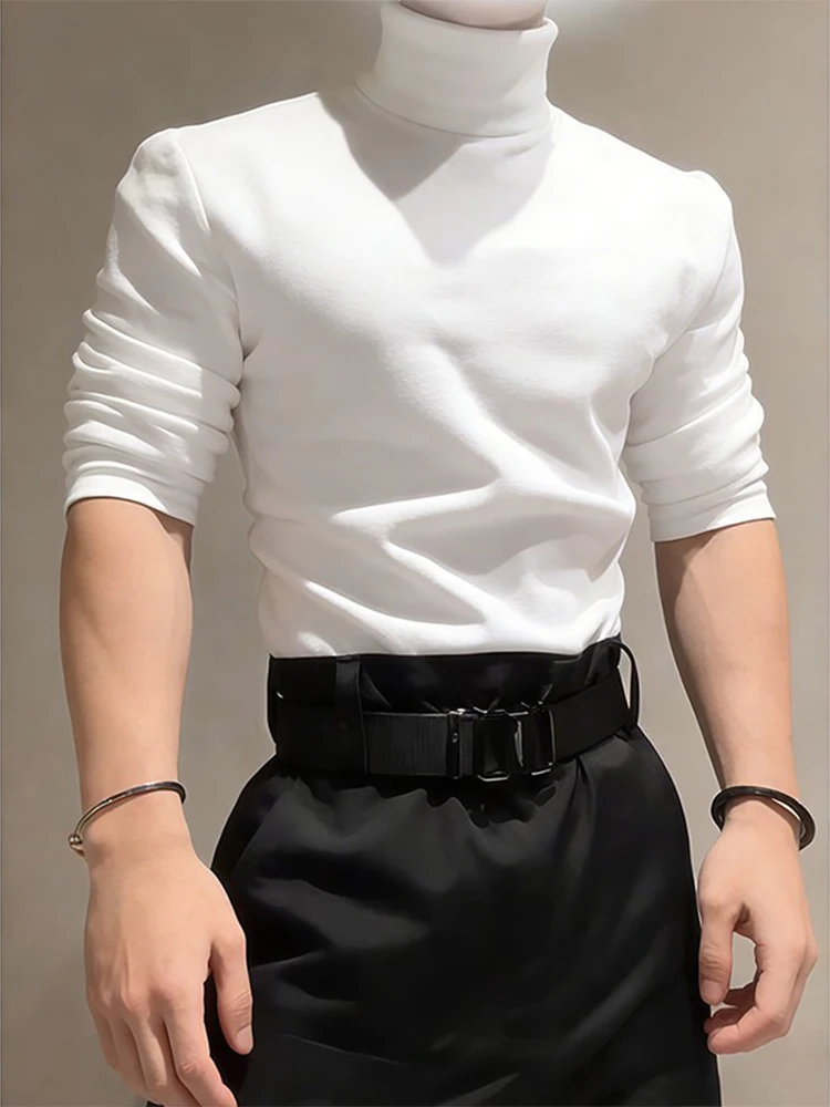 

Мужской свитер American Sle Slim Fit с высоким воротником, трикотажный, мягкий, удобный, базовый, с подходящей шириной плеч, для осени и зимы