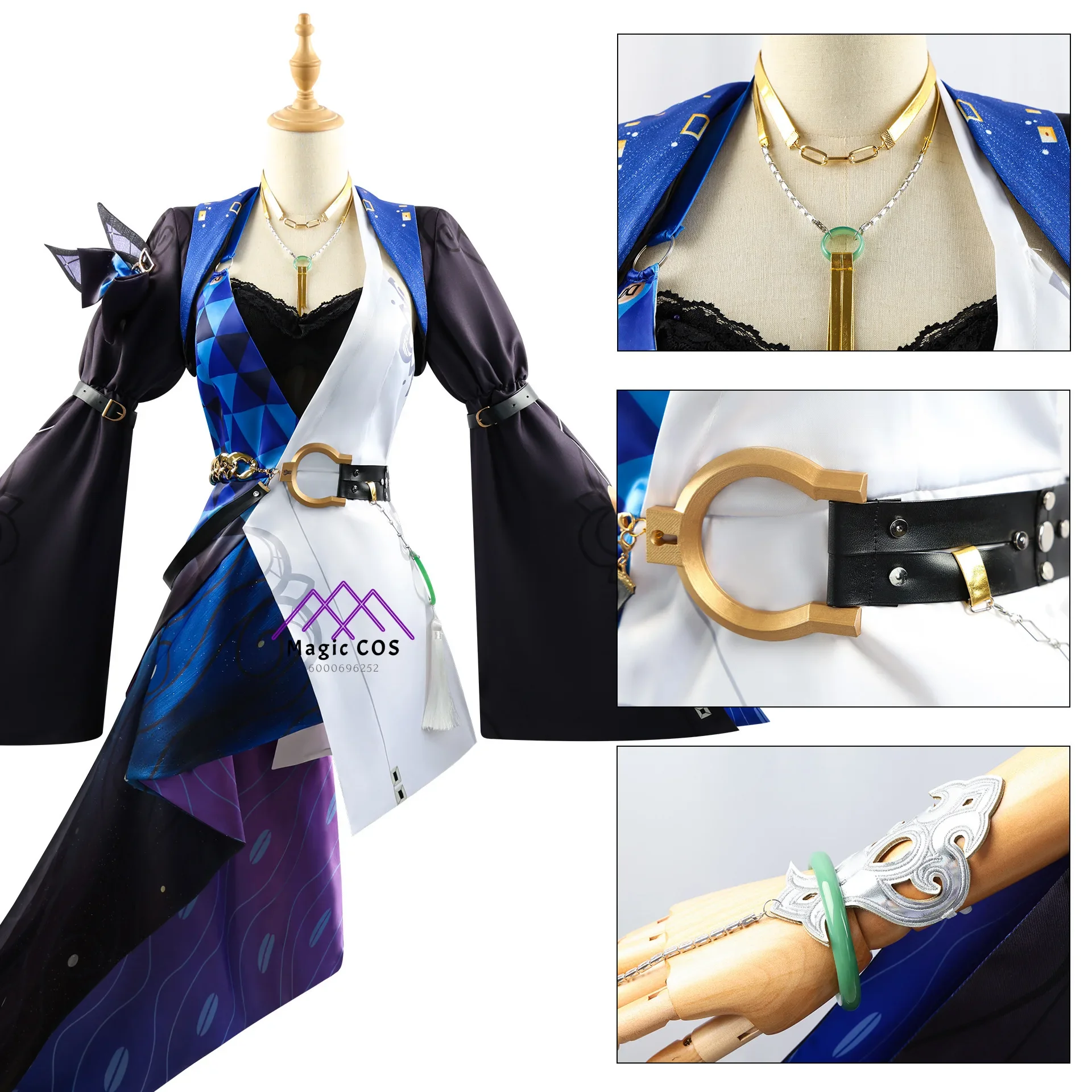 Honkai Star Rail Jade Cosplay Kostuum Complete Set Hoge Kwaliteit Anime Outfit Karakter Jurk Game Suit Halloween Cos Love Live