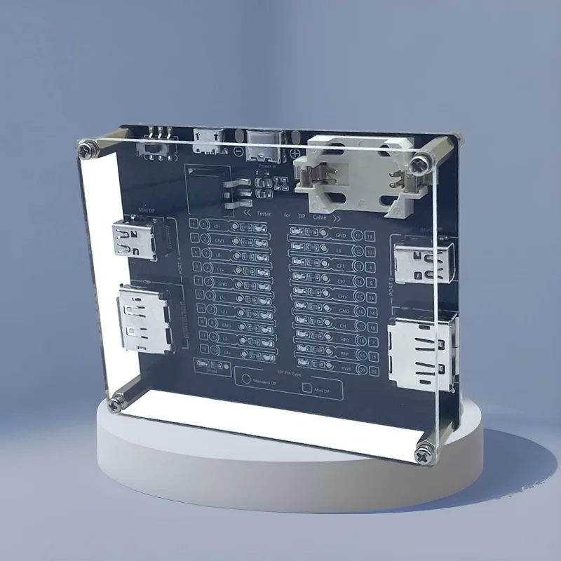 

Тестовая плата кабеля передачи данных DP, инспектор кабеля DisplayPort, переключатель короткого замыкания, мини-тестер DisplayPort, инструмент для проверки проводов