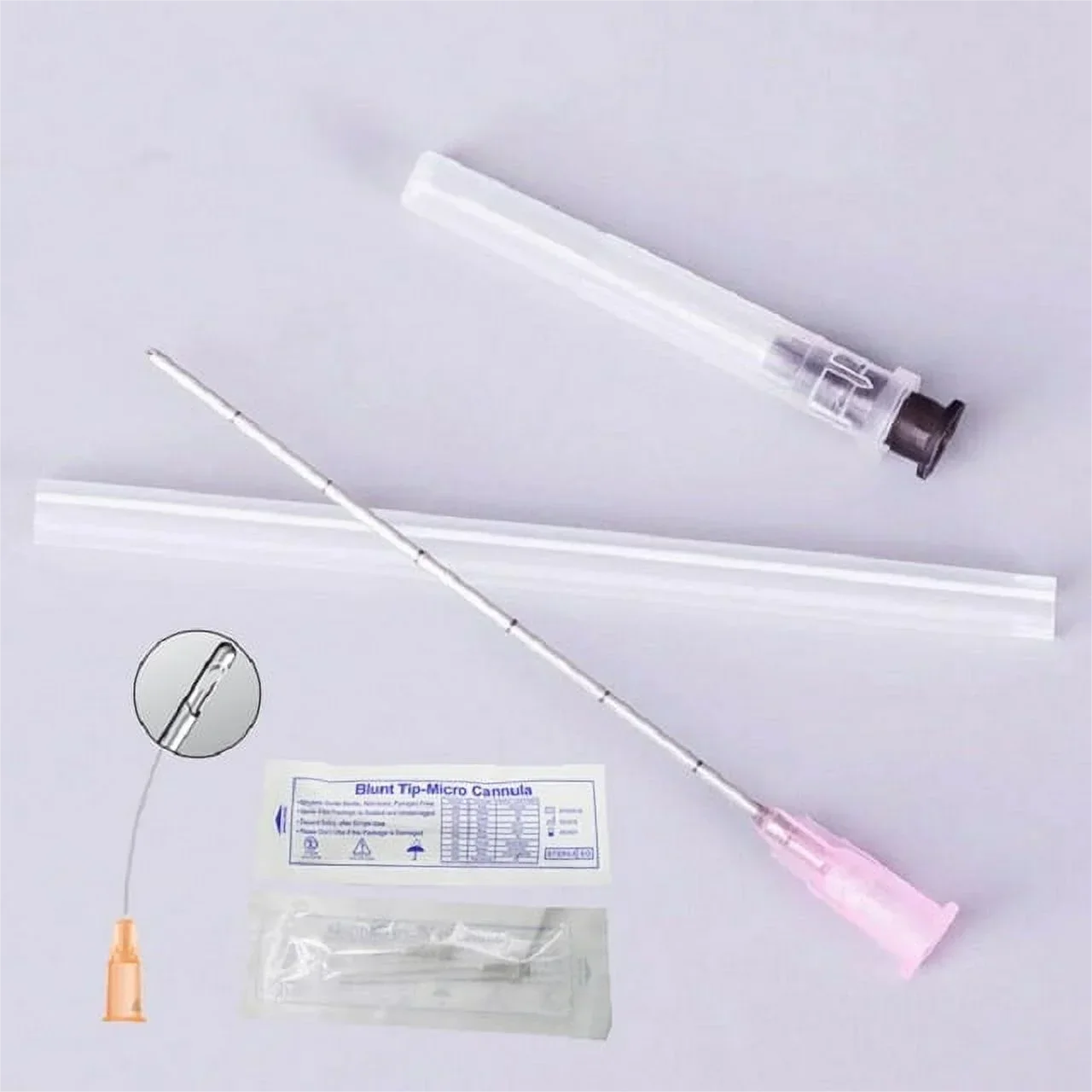 Factory Disposable Micro Blunt Tip 14G 18G 23G 21G 22G 25G 27G 30G Cannula  Fine Blunt Cannula Beauty Aesthetic Tools