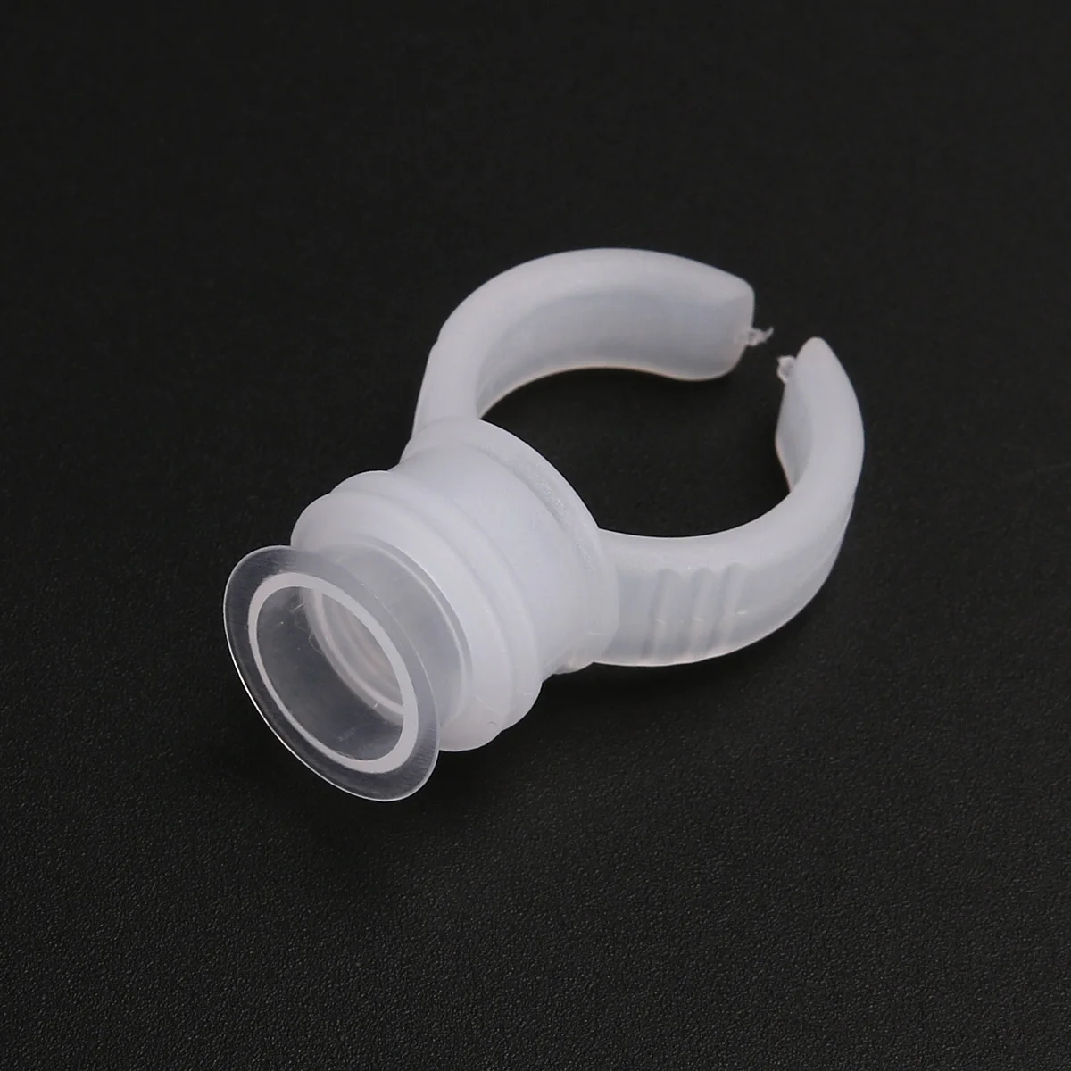 

200 шт. одноразовые кольца для чашек с чернилами, прозрачные держатели пигментов для татуировки бровей, наращивание ресниц, полупрофессионалы