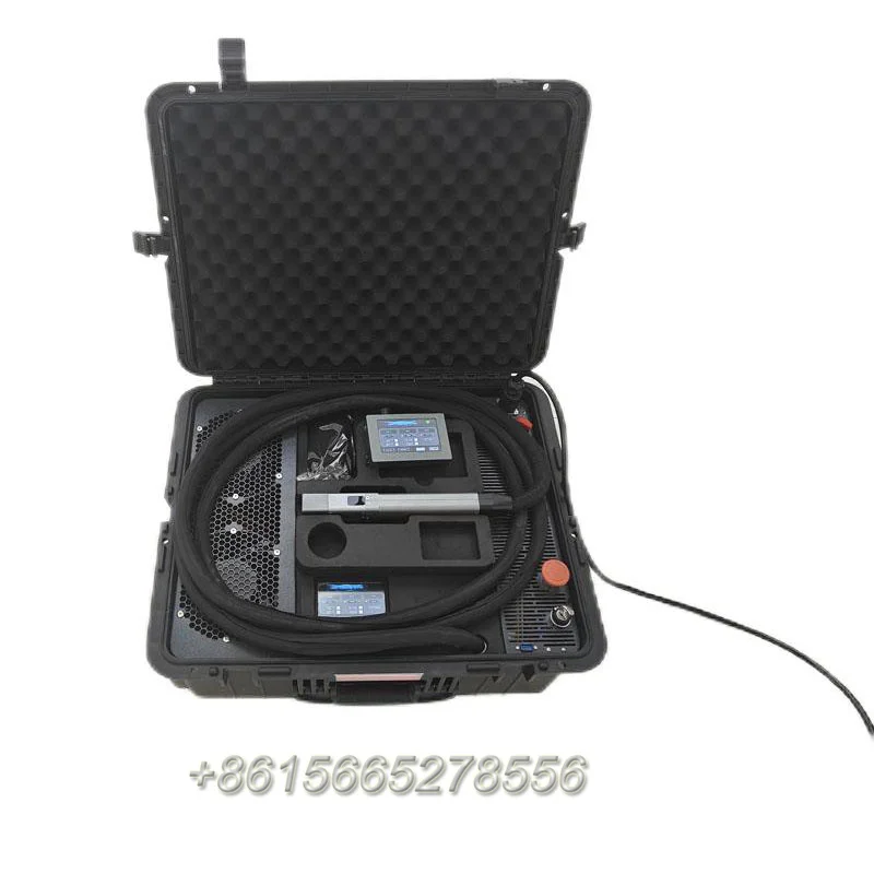 

Weather Proof Pelican Case Type Continuous 1200w Luggage Fiber Laser Cleaning Machines for Sculpture Clean without Surface Dmage