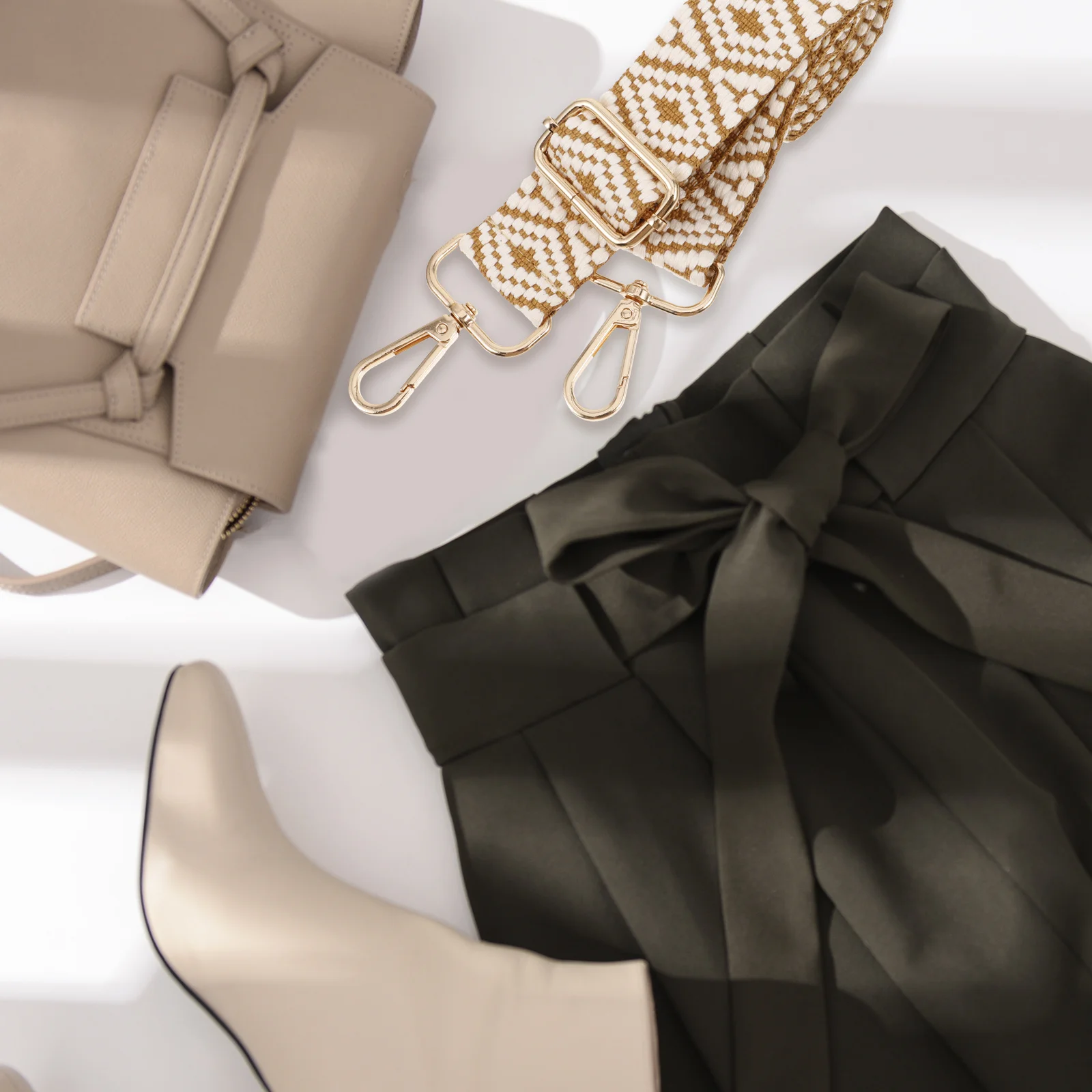 

Fashion Cross Body Bag Strap Adjustable Decorative Replacement Shoulder Strap for Handbags Purse Straps for Women Girls