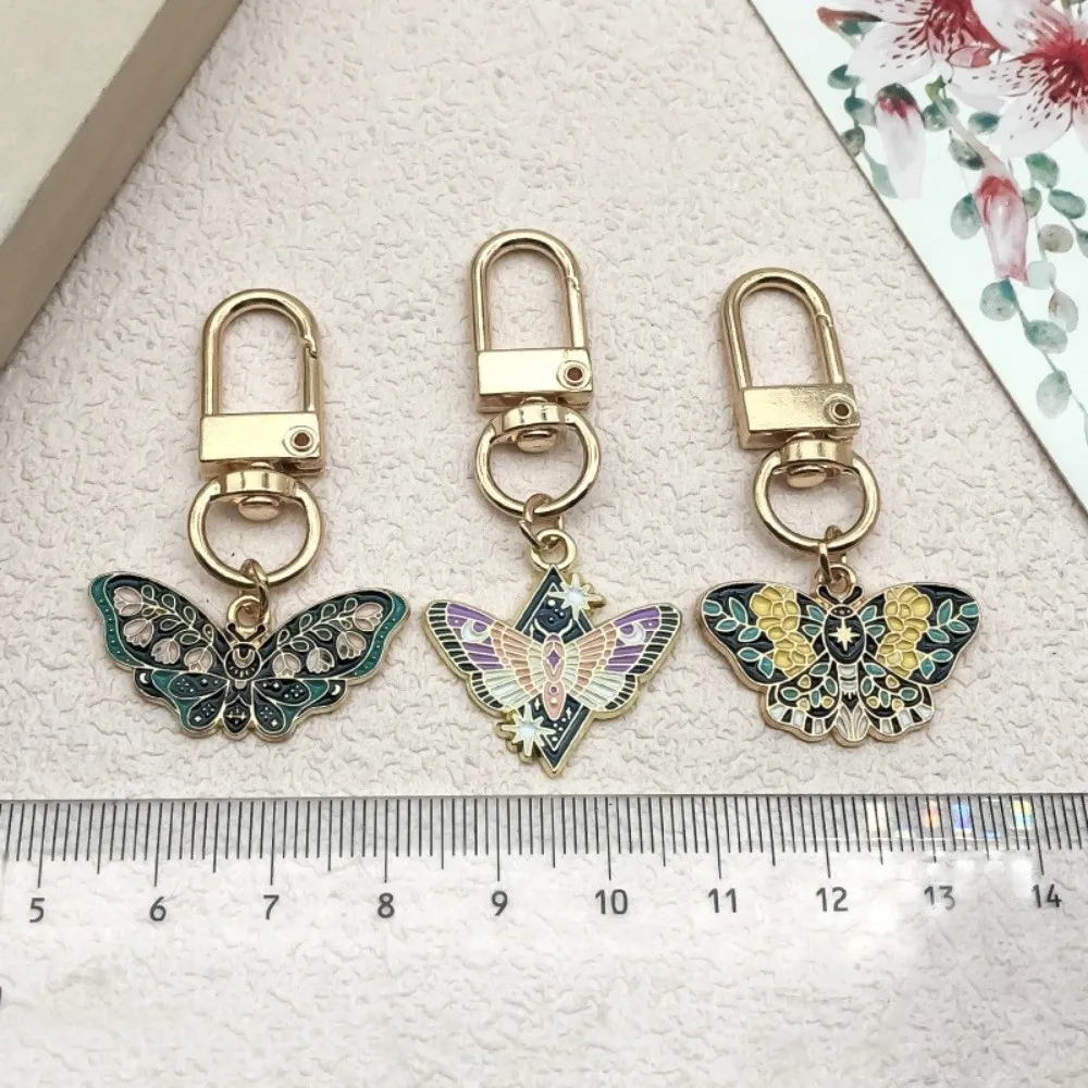 Lovely Colourful Butterfly Keychain Enamel Craft Alloy Moth Keyring Beautiful Exquisite Animal Key Ring Gift