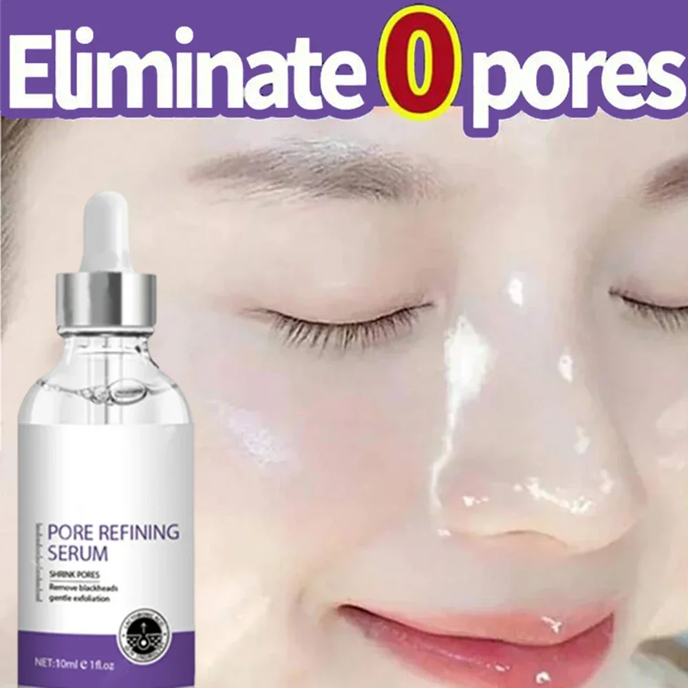 

Pore Shrink Face Serum Remove Blackheads Acidity Oil Control Repair Essence Moisturizing Nourish Pores Firming Facial Care