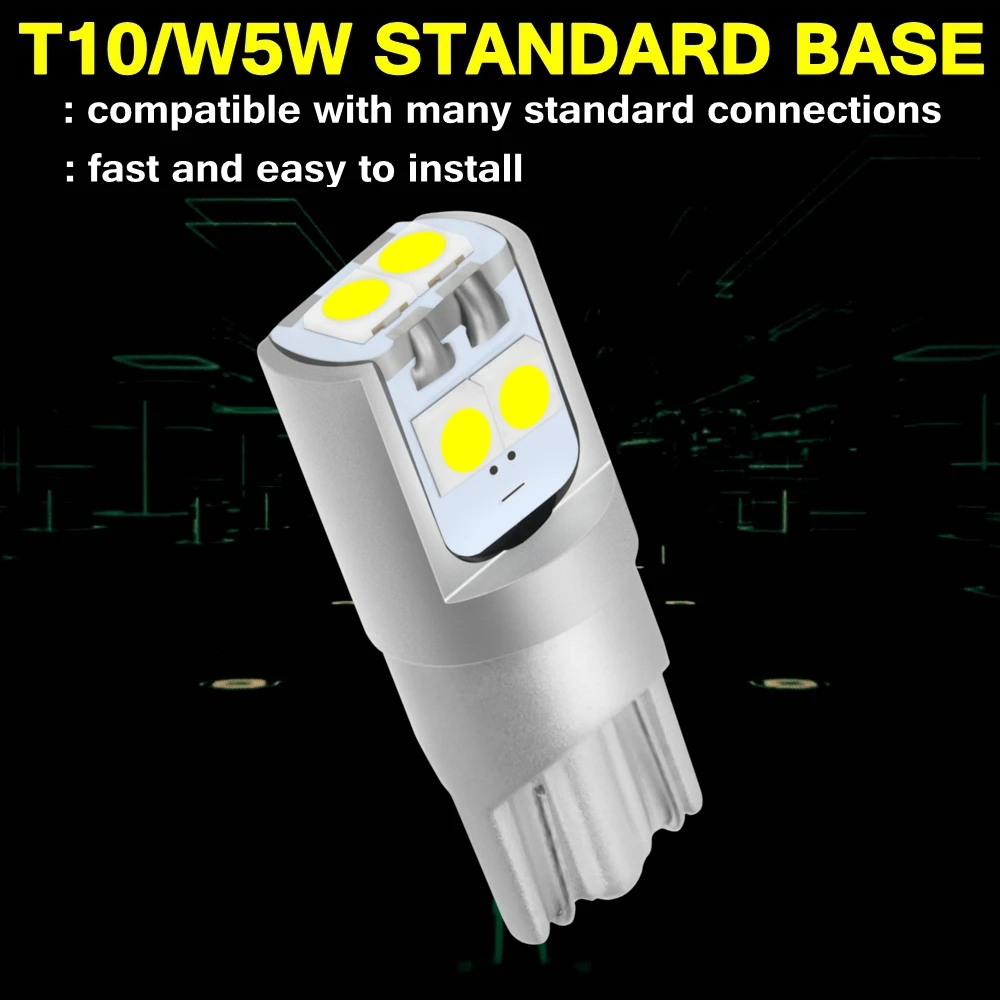 2 قطعة T10 W5W السوبر مشرق عالية الجودة LED أضواء وقوف السيارات سيارة قبة مصابيح القراءة WY5W السيارات بدوره مصابيح جانبية دافئ أبيض أحمر أصفر