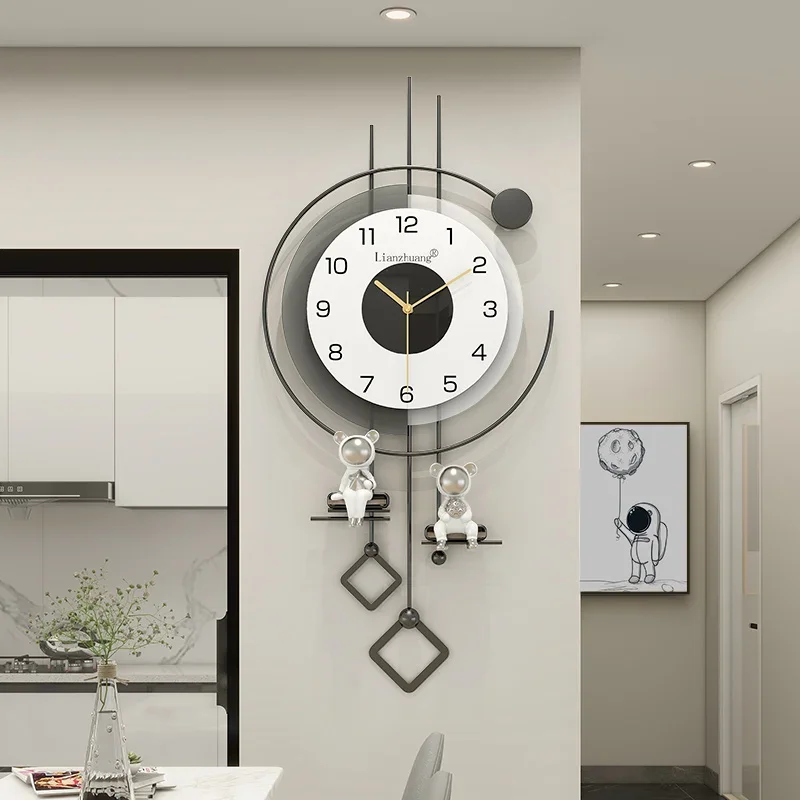 Wall Decor Digital Clock Living Room Led Decorations For Home Bedroom Decorative Room Large Modern Home Decoration Accessories