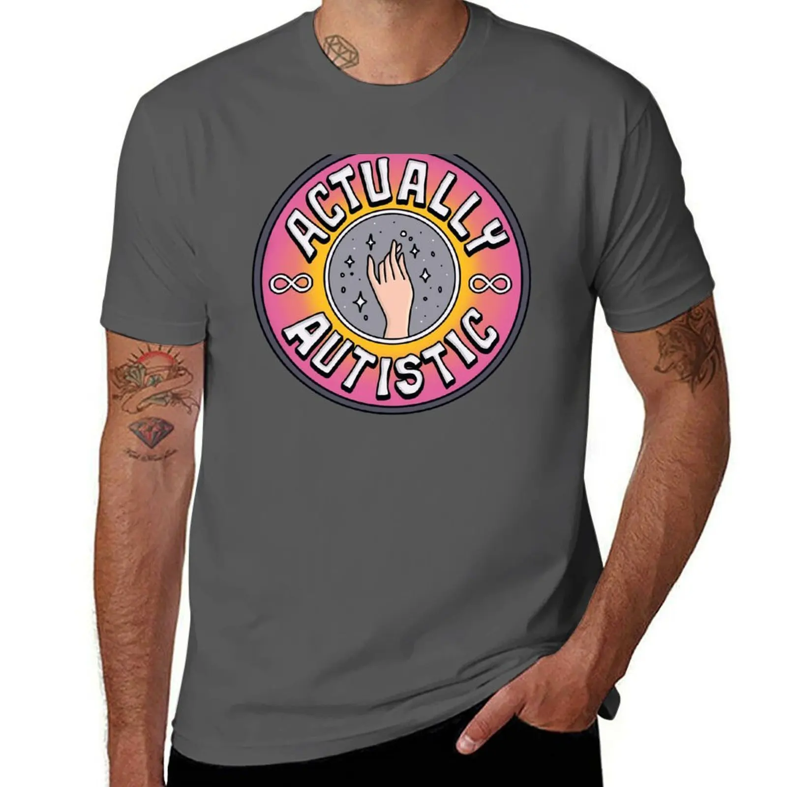 

Actually Autistic T-Shirt Cool Feeling Summer Tee Shirt