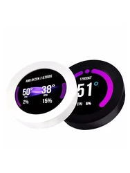 New 2.1 Inch Round Screen IPS LCD Display DIY Covering 120/240/360 Water Cooling PC CPU GPU Monitor For Aida64