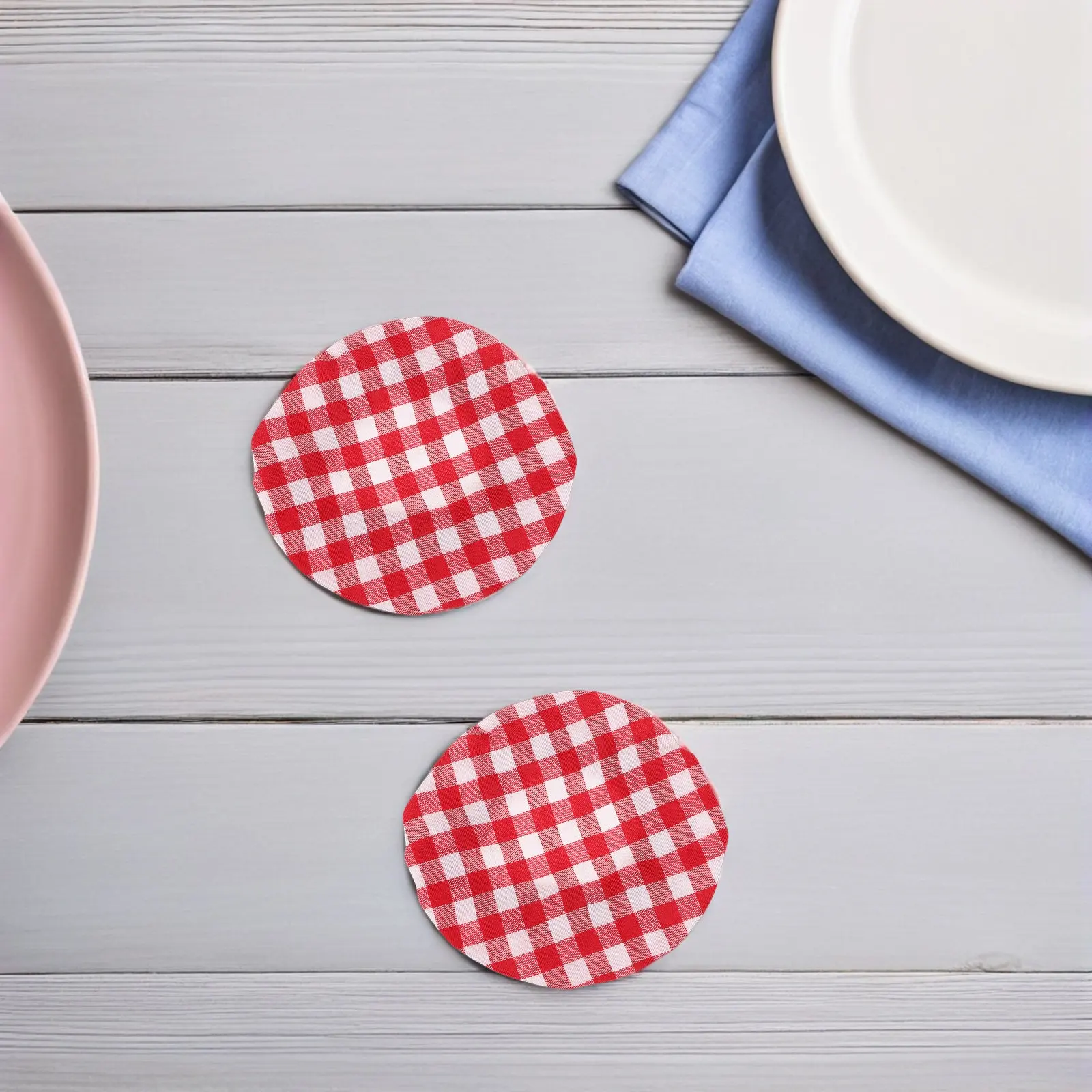 6Pcs Elastic Fermentation Jar Reusable Bowl Cover Fabric For Sourdough Fermentation Baking Christmas Cloth Starter